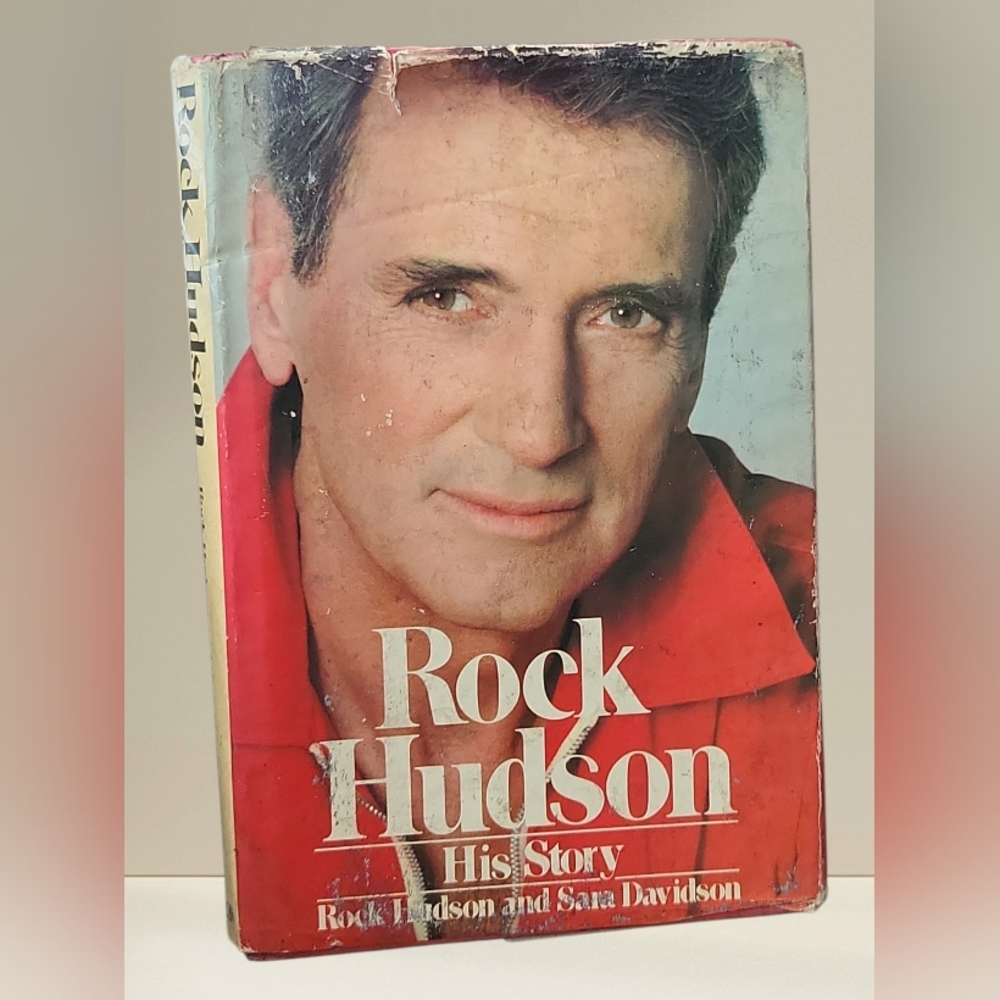 Rock Hudson: His Story - Red Hardcover Book